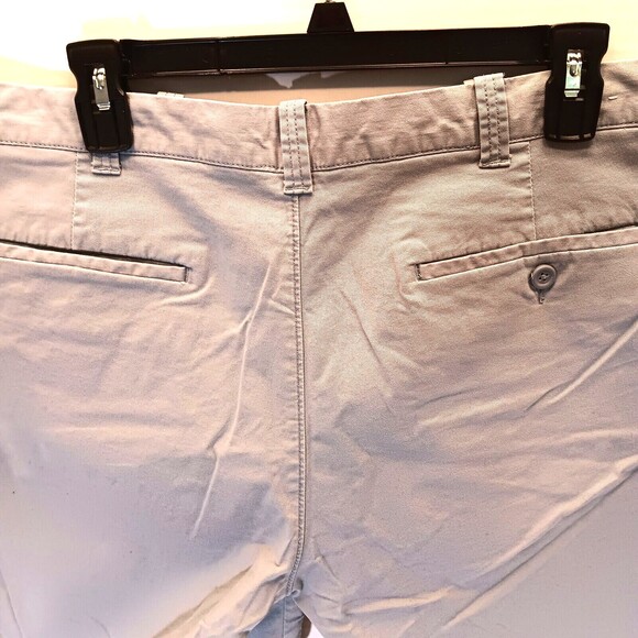 J. Crew Shorts Men 34W Light Blue/Gray Flex Chino Flat Front 9" Golf Preppy - Picture 6 of 8